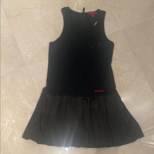 Burberry Sport Black Fit and Flare  tennis Dress